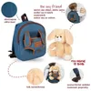Backpack Denim Tiara Unicorn 2.7 Liter Blue/Brown Produktbild-Vorschau 4