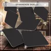 50 Bierdeckel Schwarz, eckig blanko minimalistisch, Schwarz Produktbild-Vorschau 2