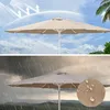Parasol okrągły, kremowy, o średnicy 3,5 m, do ogrodu lub Podgląd zdjęcia produktu 8