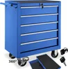 Vozík na nářadí s 5 zásuvkami - modrý Náhled obrázku produktu 15