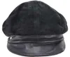 Seeberger weiche Velour- & Glattleder Ballonmütze 100% Leder in schwarz Produktbild-Vorschau