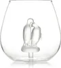 Pinguin Glas - Trinkglas mit Pinguinpaar Produktbild-Vorschau 1