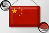 Blechschild Flagge China, 30 x 20 cm, Blechschilder Fahne Produktbild-Vorschau 3