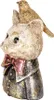 Clayre & Eef Dekorationsfigur Katze 11x9x18 cm Weiß Schwarz Produktbild-Vorschau 2