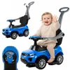 Jeździk dla dziecka z rączką i obejmą Sport car niebieski Podgląd zdjęcia produktu 1