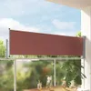 vidaXL Výsuvná bočná markíza 80 × 300 cm hnedá Náhľad obrázku produktu 2
