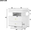 okwish Nachttisch-2er Sideboard mit Produktbild-Vorschau 7