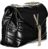 Elegante Schwarze Umhängetasche mit Kette für Damen - Produktbild-Vorschau 3