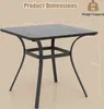 KOMFOTTEU stół ogrodowy 80x80cm, kwadratowy stół wykonany z Podgląd zdjęcia produktu 6