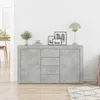 vidaXL Komoda Betonová šedá 120 x 36 x 69 cm Dřevěný Náhled obrázku produktu 3