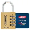 ABUS 165/40 B/SB Zahlenschloss, Messing, 6 mm, 216 g, 95 Produktbild-Vorschau 1