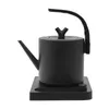 A black electric kettle on a black base, photographed against a white background. Podgląd zdjęcia produktu