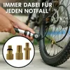Fahrrad Ventil Adapter 6er Set Auto Ball Fahrradventil Produktbild-Vorschau 6