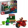 LEGO Iron Man s motorkou a Hulk, Sada na stavění, 4 Náhled obrázku produktu 1