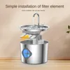 Zimilo Automatischer Katzenbrunnen 2,2L aus 304 Edelstahl, Produktbild-Vorschau 5