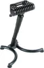 A black adjustable standing aid with a three-legged base. Produktbild-Vorschau