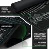 Alfombrilla para ratón Titanwolf Gaming XXL, alfombrilla de Vista previa de la imagen del producto 3