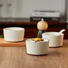 Schale set 4er Ø11 cm Keramik Müslischale Reisschalen Produktbild-Vorschau 9