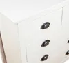 vidaXL Príborník Hill White 79x40x80 cm Masívne borovicové Náhľad obrázku produktu 4