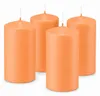 4er Set Adventskranzkerzen Aprikose 100 x 48 mm | Wiedemann Produktbild-Vorschau 1