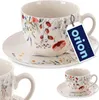 Orion | Tazza con piattino - 260 Ml - Colorata - Manico Anteprima dell’immagine prodotto 3