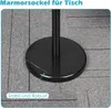 Tavolino nero da salotto base marmo 32CM nero Anteprima dell’immagine prodotto 4