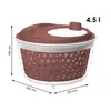Salatschleuder 4,5 l FRESH, Farbe:Iron rot Produktbild-Vorschau 2