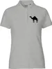 Huuraa Damen Polo Shirt Dromedar Kamel Silhouette S Sport Produktbild-Vorschau 1
