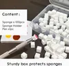 100 Stück Nail Art Schwamm mit Metallgreifer, Sponge Brush Produktbild-Vorschau 4