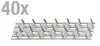 Alberts 40 x Nagelplatten 102 x 25 mm – verzinkt, Produktbild-Vorschau 1