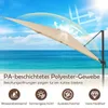 COSTWAY slnečník 300x300cm, konzolový slnečník s kľukou, Náhľad obrázku produktu 4
