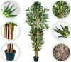PLANTASIA Kunstpflanze Bambus Strauch 220 cm Produktbild-Vorschau 4