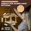 Großes Vogelhaus aus Holz mit Maßen und stabiler Konstruktion geeignet für verschiedene Vogelarten Produktbild-Vorschau