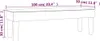 vidaXL Sitzbank Weiß 100x30x30 cm Kunstleder Produktbild-Vorschau 7