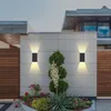 ZMH Led Wandleuchte 2ER Aussen Schwarz Wandlampe Modern Up Produktbild-Vorschau 2