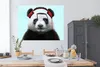 MuchoWow® Poster Panda - Kopfhörer - Tier - Musiknoten - Produktbild-Vorschau 3