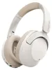 A pair of white and beige Creative Zen Hybrid 2 Bluetooth headphones shown from a side angle against a white background. Voir les images du produit