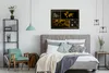 MuchoWow® Gerahmtes Poster Weltkarte - Collage - Luxus - Produktbild-Vorschau 5