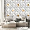 Vlies Fototapete - Golden Accent 250x175 cm Muster Produktbild-Vorschau 2