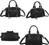 Gallantry, sac femme Bowling avec déco zippée, noir Voir les images du produit 3
