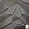 A close-up, textured view of a gray geometric wall panel. Produktbild-Vorschau