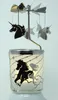 Windlicht Karussell Einhorn Glas Votivglas Leuchtglas Pferd Produktbild-Vorschau 2