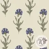 Laura Ashley Vlies Tapete | Dandelion Dusky Seaspray Blau Produktbild-Vorschau 1
