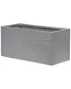 BELIANI Blumentopf Grau 50 x 23 x 24 cm Lehm-Faser-Mischung Produktbild-Vorschau 4