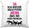 Trendation - Reiterin Mädchen Pferde Geschenk Deko-Kissen Produktbild-Vorschau 1