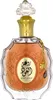 A perfume bottle with a gold cap and ornate detailing. Anteprima dell’immagine prodotto