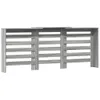 vidaXL Kryt chladiča sivý Sonoma 205x21,5x83,5 cm Náhľad obrázku produktu 4
