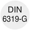 A white circular sticker with black text indicating a product model number. Anteprima dell’immagine prodotto