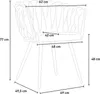 Sessel samt Design mit Armlehnen Küche Wohnzimmer Chantilly Produktbild-Vorschau 7