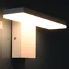 MODERNE LED Außenwandleuchte Wandleuchte 10W warmweiß weiß Produktbild-Vorschau 2